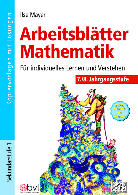 Produktbild: Arbeitsbl&auml;tter Mathematik 7./8. Klasse