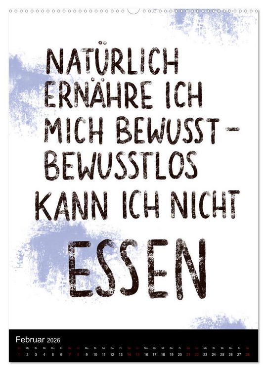Produktbild: Und bei dir so ...? Witzige Spr&uuml;che gegen die T&uuml;cken des Alltags (hochwertiger Premium Wandkalender 2026 DIN A2 hoch), Kunstdruck in Hochglanz