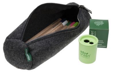 Produktbild: eduGREEN&reg; 18er Set: 12 Buntstifte, 4 Stifte, Gold, Silber, Graphit, Wei&szlig;