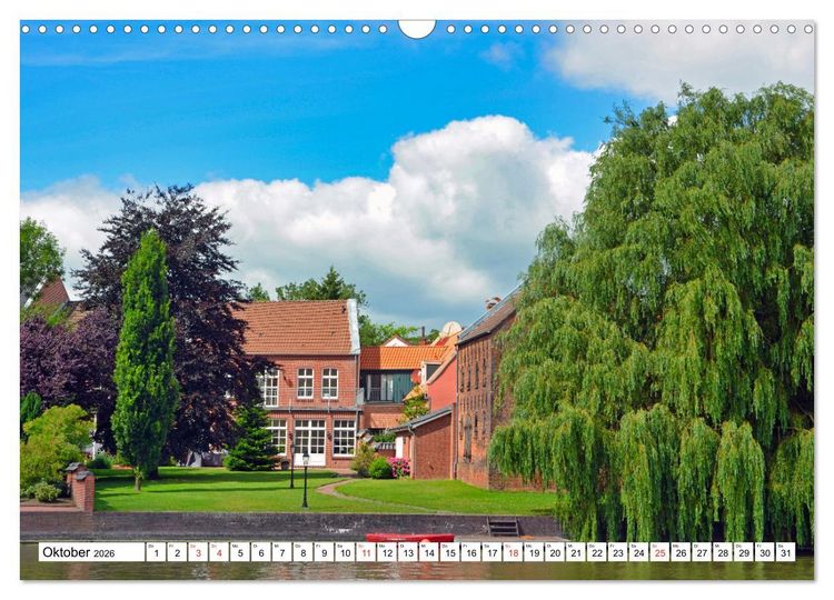 Produktbild: Leer - Perle Ostfrieslands (Wandkalender 2026 DIN A3 quer), CALVENDO Monatskalender