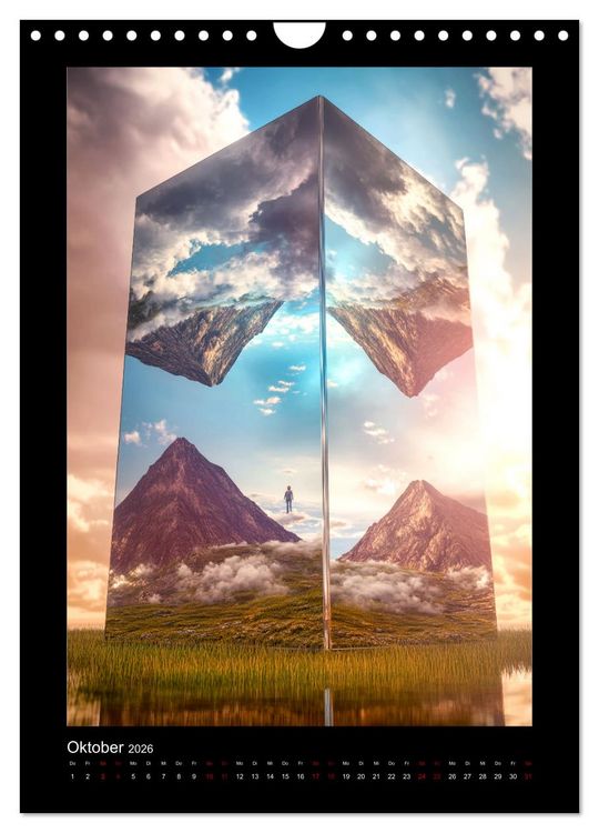 Produktbild: Visionen einer anderen Welt (Wandkalender 2026 DIN A4 hoch), CALVENDO Monatskalender
