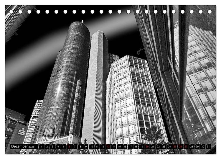 Produktbild: Faszination Frankfurter Architektur (Tischkalender 2026 DIN A5 quer), CALVENDO Monatskalender