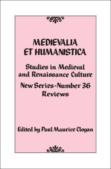 Produktbild: Medievalia et Humanistica, No. 36