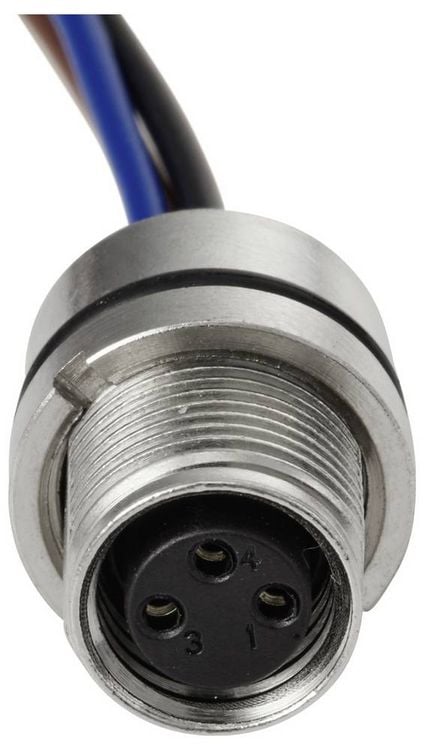 Produktbild: TRU COMPONENTS TC-13751908 Anschlussleitung M8 x 1, M10 x 0.75 Buchse, gerade 0.2 m Polzahl Sensoren: 3 1 St.