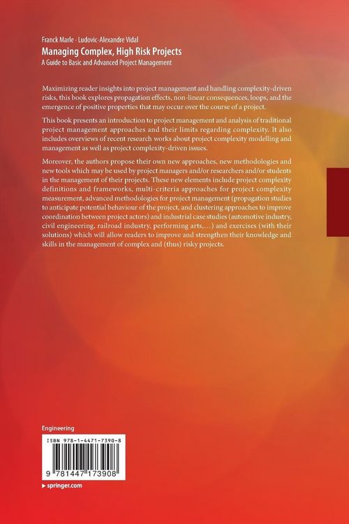 Produktbild: Managing Complex, High Risk Projects