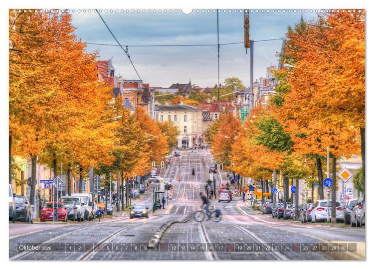 Produktbild: Halle an der Saale - Stadtansichten (hochwertiger Premium Wandkalender 2026 DIN A2 quer), Kunstdruck in Hochglanz
