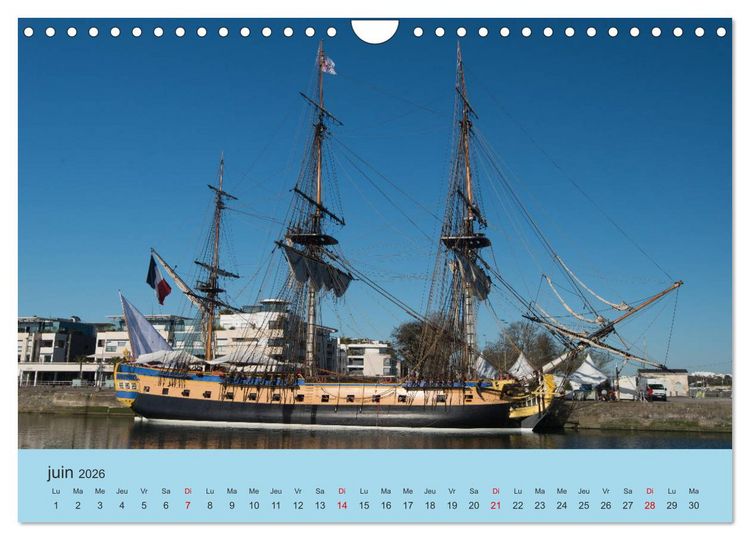 Produktbild: La Charente Maritime, des paysages entre terre et mer (Calendrier mural 2026 DIN A4 vertical), CALVENDO calendrier mensuel