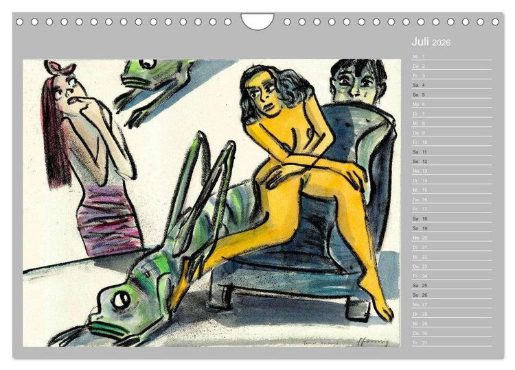 Produktbild: Wolf-Dieter Pfenning &ndash; 12 Monate auf Papier (Wandkalender 2026 DIN A4 quer), CALVENDO Monatskalender