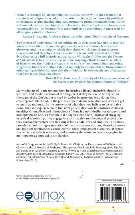 Produktbild: Islam and the Tyranny of Authenticity