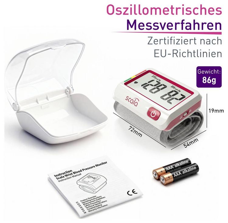 Produktbild: Scala SC 6027 Handgelenk Blutdruckmessger&auml;t 60280