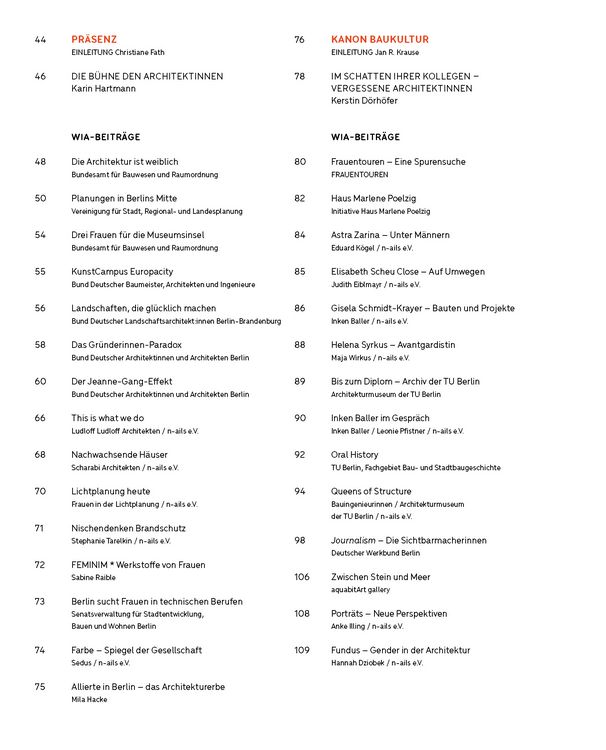 Produktbild: Women in Architecture Berlin