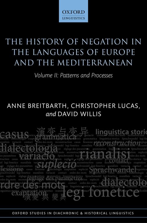 Produktbild: The History of Negation in the Languages of Europe and the Mediterranean