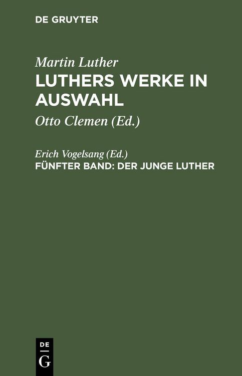 Produktbild: Der junge Luther