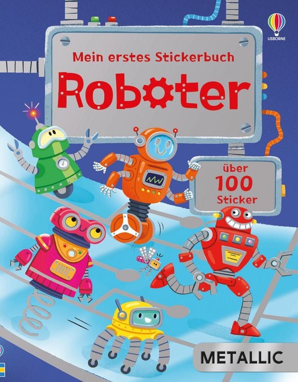 Produktbild: Mein erstes Stickerbuch METALLIC: Roboter