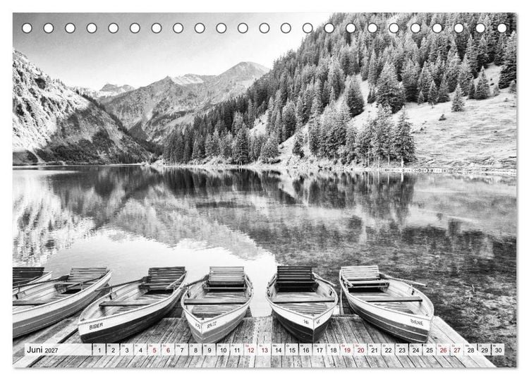 Produktbild: Traumhafte Allg&auml;uer Alpen (Tischkalender 2027 DIN A5 quer), CALVENDO Monatskalender