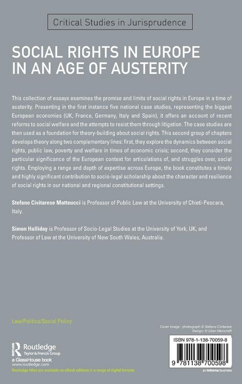 Produktbild: SOCIAL RIGHTS IN EUROPE IN AN AGE OF AUSTERITY