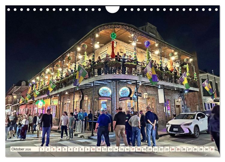 Produktbild: So sch&ouml;n ist New Orleans (Wandkalender 2026 DIN A4 quer), CALVENDO Monatskalender