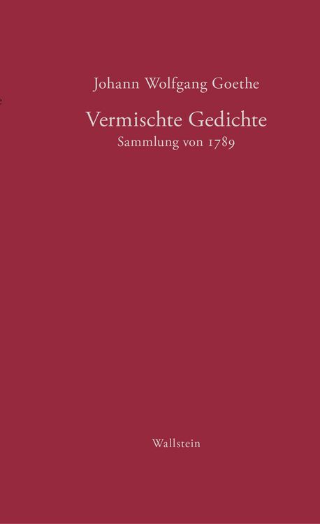Produktbild: Vermischte Gedichte