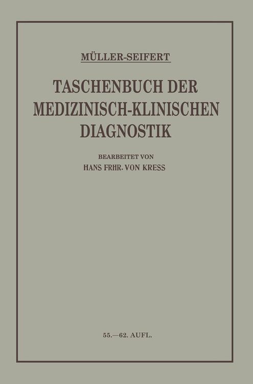Produktbild: Taschenbuch der Medizinisch Klinischen Diagnostik