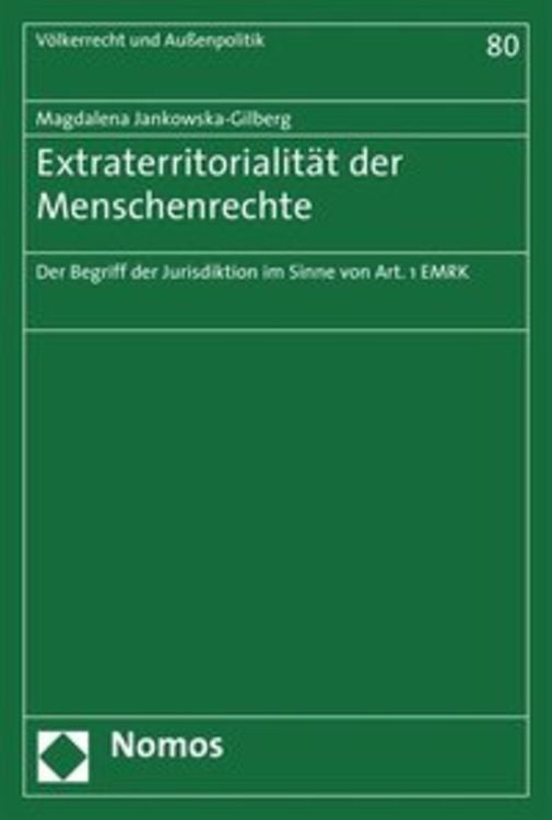 Produktbild: Extraterritorialit&auml;t der Menschenrechte