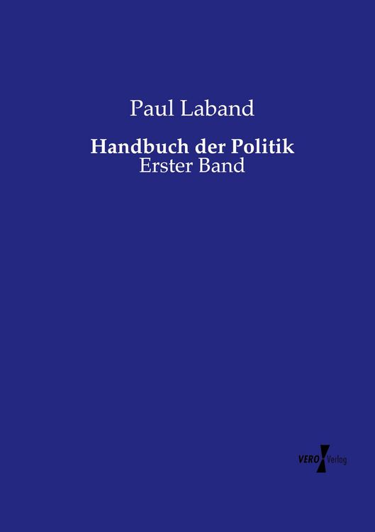 Produktbild: Handbuch der Politik