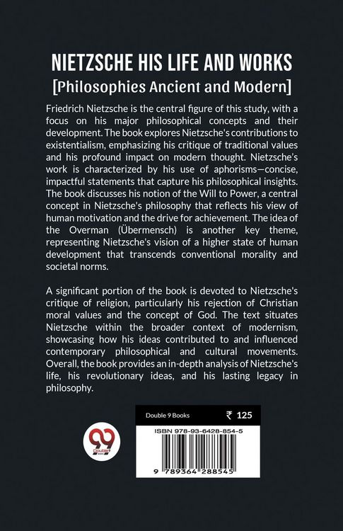 Produktbild: Nietzsche His Life and Works [Philosophies Ancient and Modern]