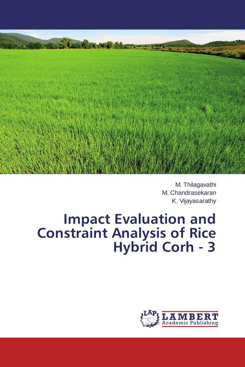 Produktbild: Impact Evaluation and Constraint Analysis of Rice Hybrid Corh - 3