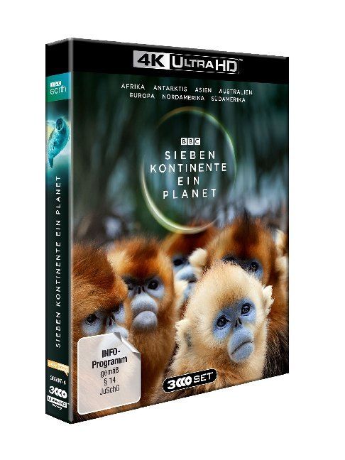 Produktbild: Sieben Kontinente - Ein Planet (4K UHD) [3 BR4Ks]