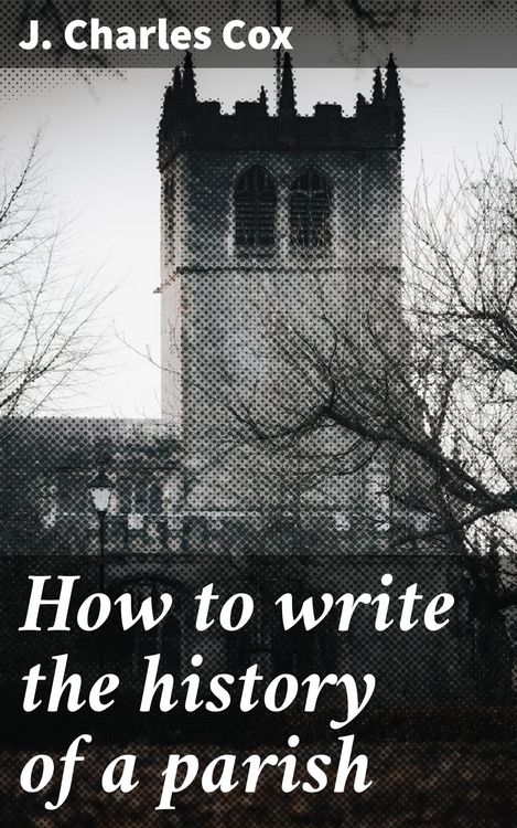 Produktbild: How to write the history of a parish