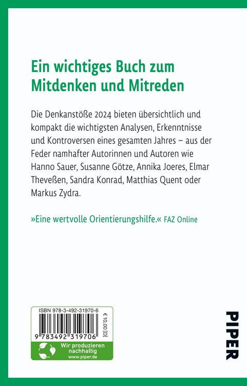 Produktbild: Denkanst&ouml;&szlig;e 2024