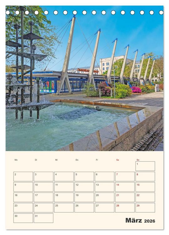 Produktbild: Chemnitz Kulturhauptstadt Terminplaner (Tischkalender 2026 DIN A5 hoch), CALVENDO Monatskalender