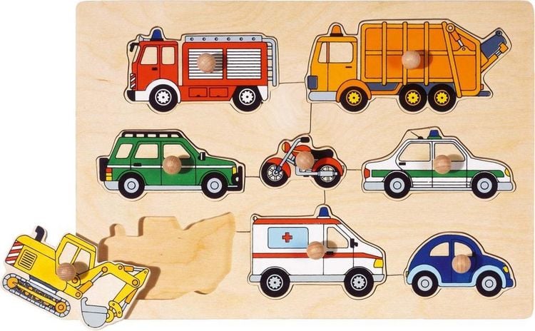 Produktbild: Steckpuzzle Verkehrsmittel