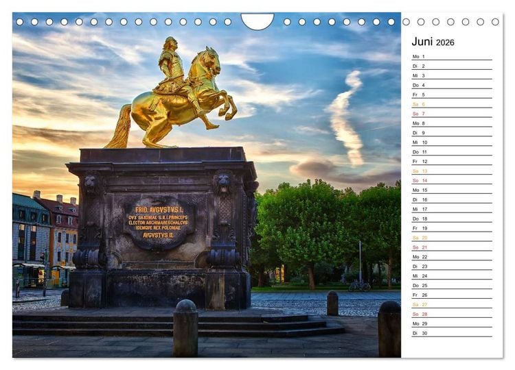 Produktbild: Dresden Bilder 2026 (Wandkalender 2026 DIN A4 quer), CALVENDO Monatskalender