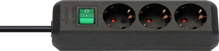 Produktbild: Brennenstuhl 1152300400 Steckdosenleiste Schwarz Schutzkontakt 1 St.