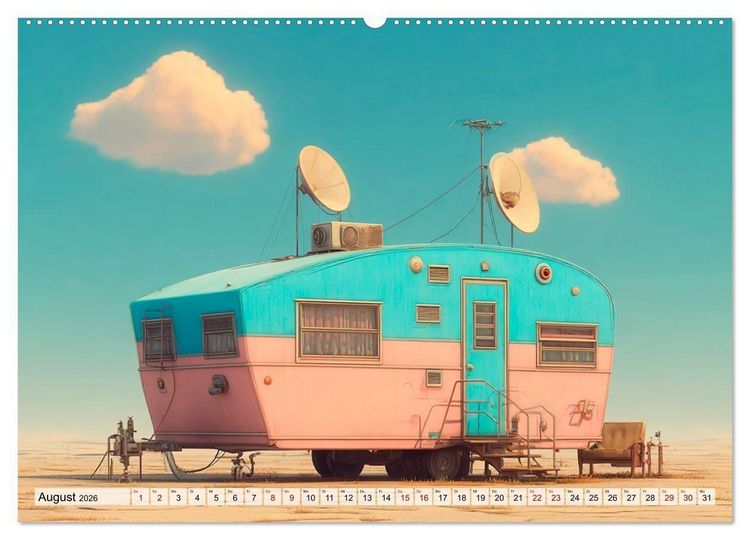 Produktbild: Caravanesque (hochwertiger Premium Wandkalender 2026 DIN A2 quer), Kunstdruck in Hochglanz