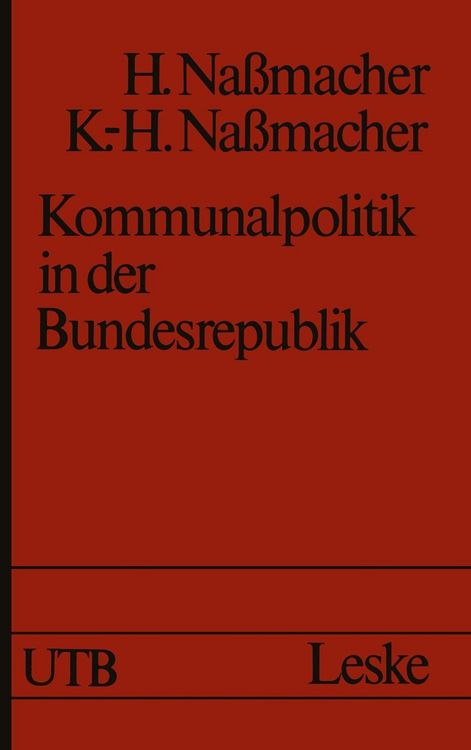 Produktbild: Kommunalpolitik in der Bundesrepublik