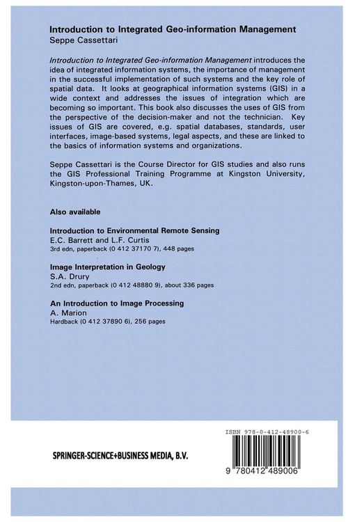Produktbild: Introduction to Integrated Geo-information Management