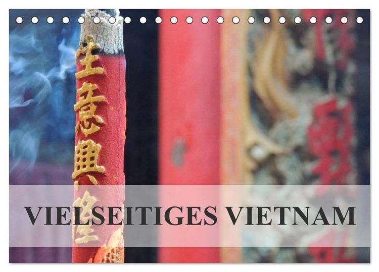 Produktbild: Vielseitiges Vietnam (Tischkalender 2026 DIN A5 quer), CALVENDO Monatskalender
