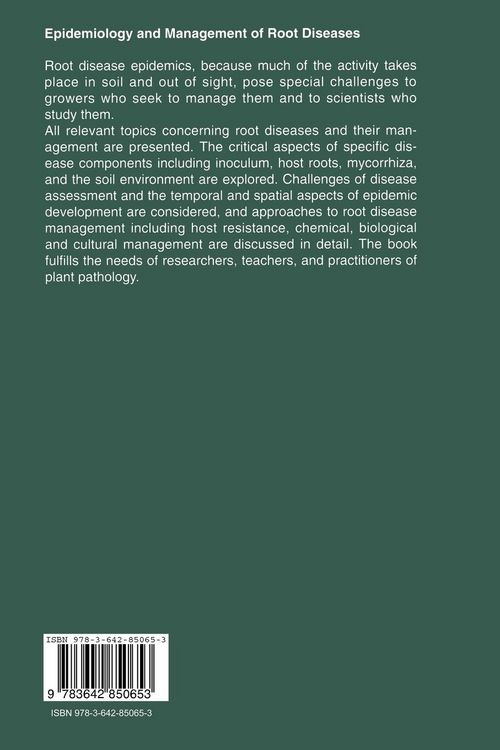 Produktbild: Epidemiology and Management of Root Diseases