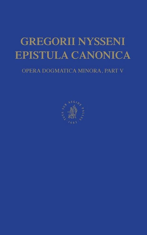Produktbild: Opera dogmatica minora, Volume 5 Epistula Canonica