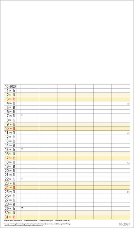 Produktbild: FMB Familienplaner XL 2027