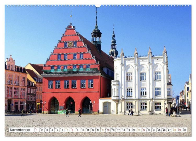 Produktbild: Einladung nach Greifswald (Wandkalender 2026 DIN A2 quer), CALVENDO Monatskalender