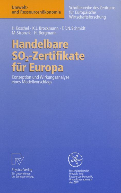 Produktbild: Handelbare SO2-Zertifikate f&uuml;r Europa