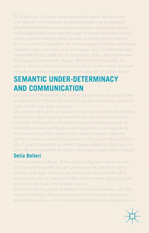 Produktbild: Semantic Under-determinacy and Communication