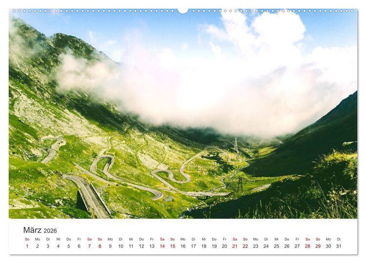 Produktbild: Rum&auml;nien - Das beeindruckende Land am Schwarzen Meer. (hochwertiger Premium Wandkalender 2026 DIN A2 quer), Kunstdruck in Hochglanz