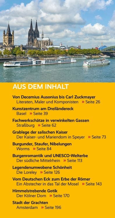 Produktbild: TRESCHER Reisef&uuml;hrer Flusskreuzfahrten Rhein