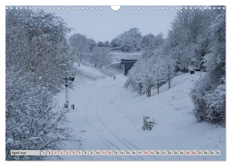 Produktbild: Snow Scenes (Wall Calendar 2026 DIN A3 landscape), CALVENDO 12 Month Wall Calendar