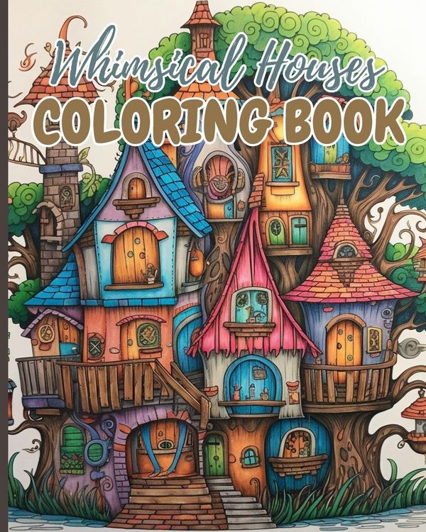 Produktbild: Whimsical Houses Coloring Book