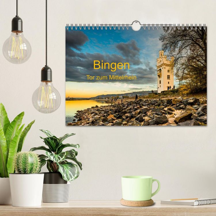 Produktbild: Bingen - Tor zum Mittelrhein (Wandkalender 2026 DIN A4 quer), CALVENDO Monatskalender