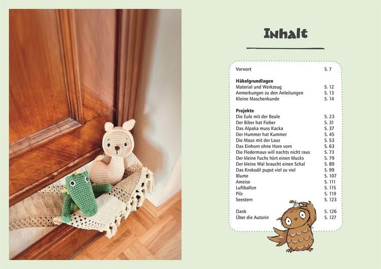 Produktbild: Die kleine Eule & ihre Freunde. Das offizielle H&auml;kelbuch